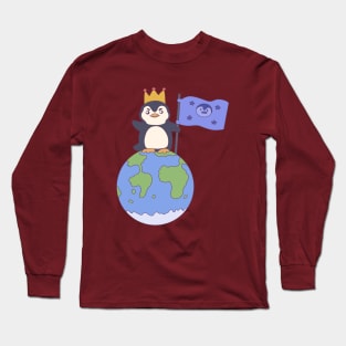 Penguin world domination Long Sleeve T-Shirt